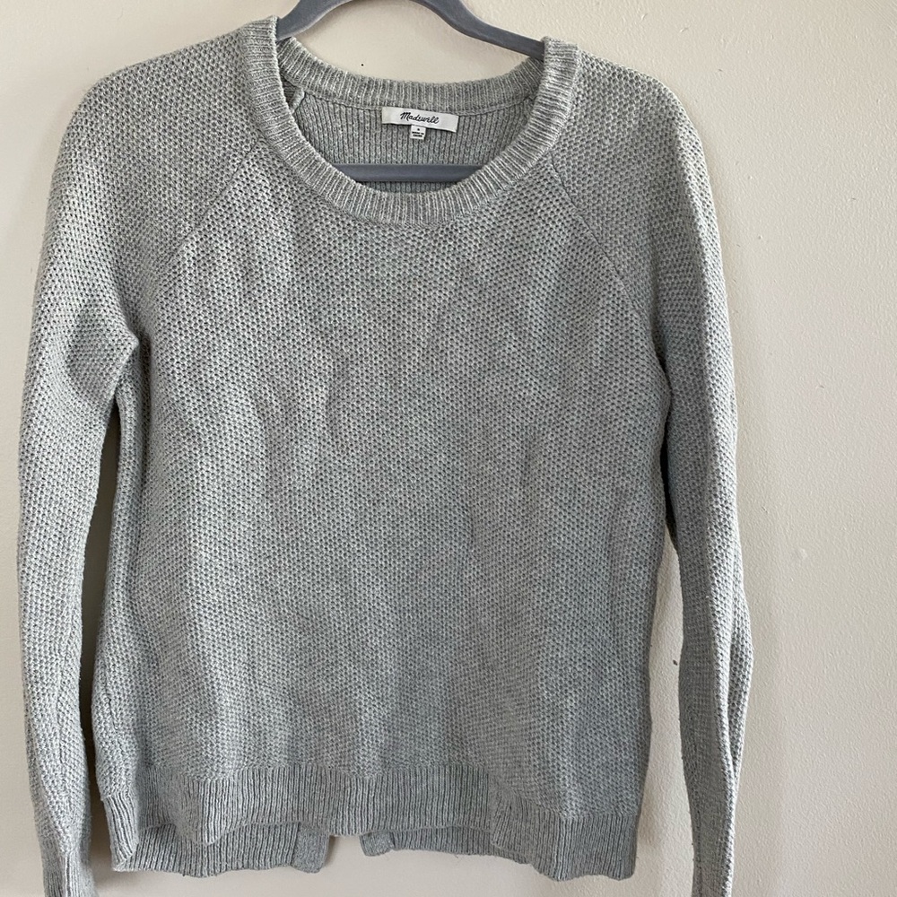 Madewell sweater with cross back